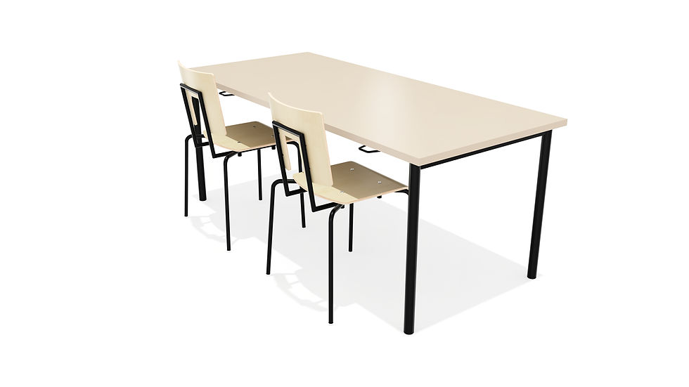 Thumbnail: Cafeteria table