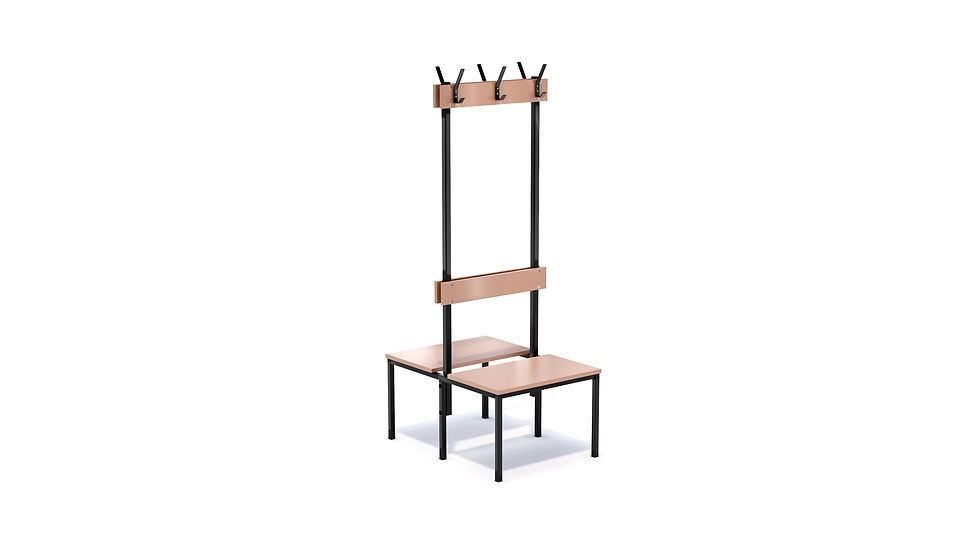 Thumbnail: Double-sided bench rack 600x440