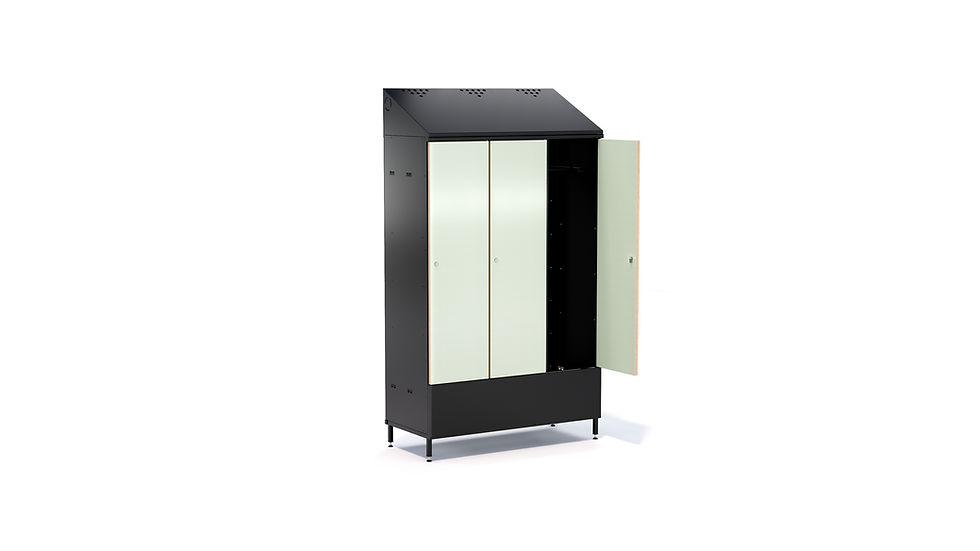 Thumbnail: Changing room closet 3/400 with sloping roof