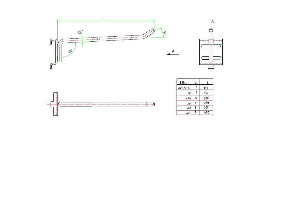 Thumbnail: Perforated wall spike