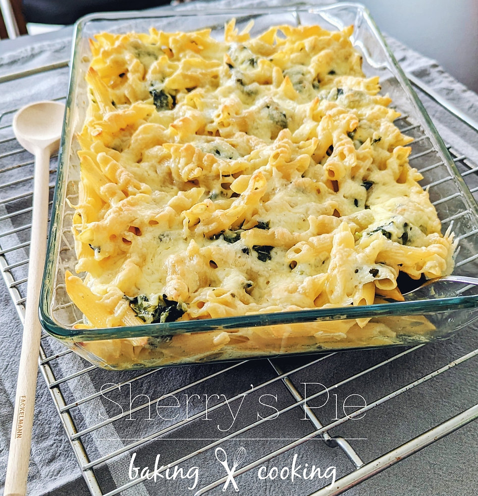 Nudelauflauf mit Spinat Nudelauflauf mit Spinat