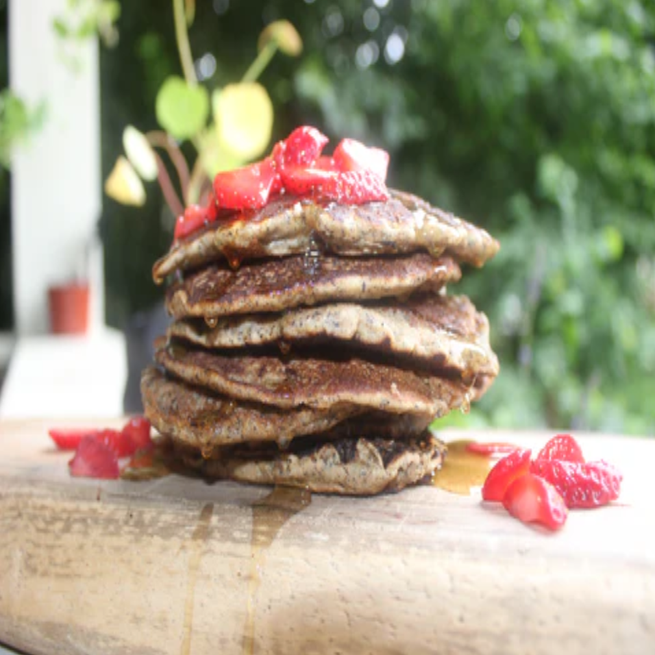 Delicious Pancakes with Fresh Fruit