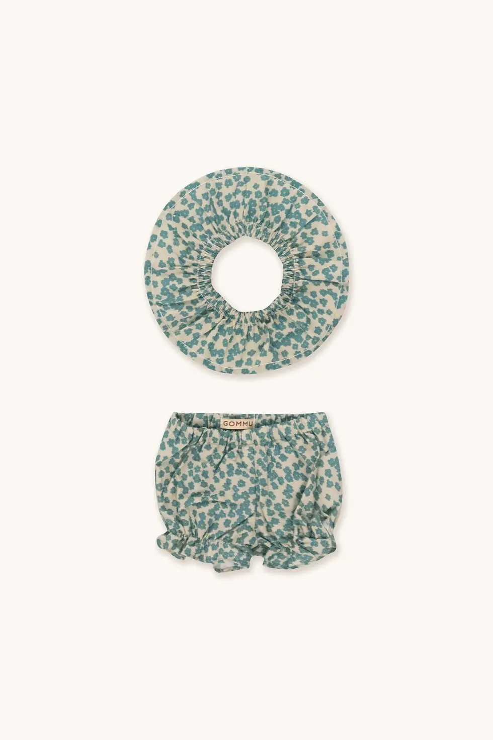 Bloomers e Gola  GOMMU Flores Verdes
