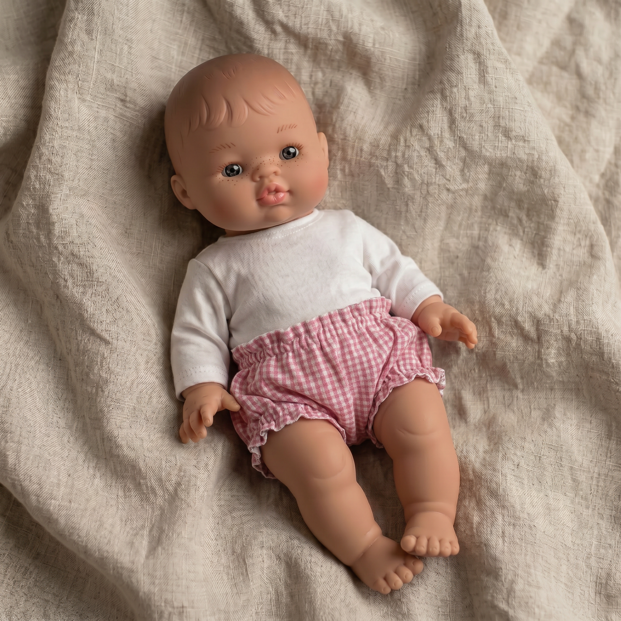 Bloomers vichy rosa claro