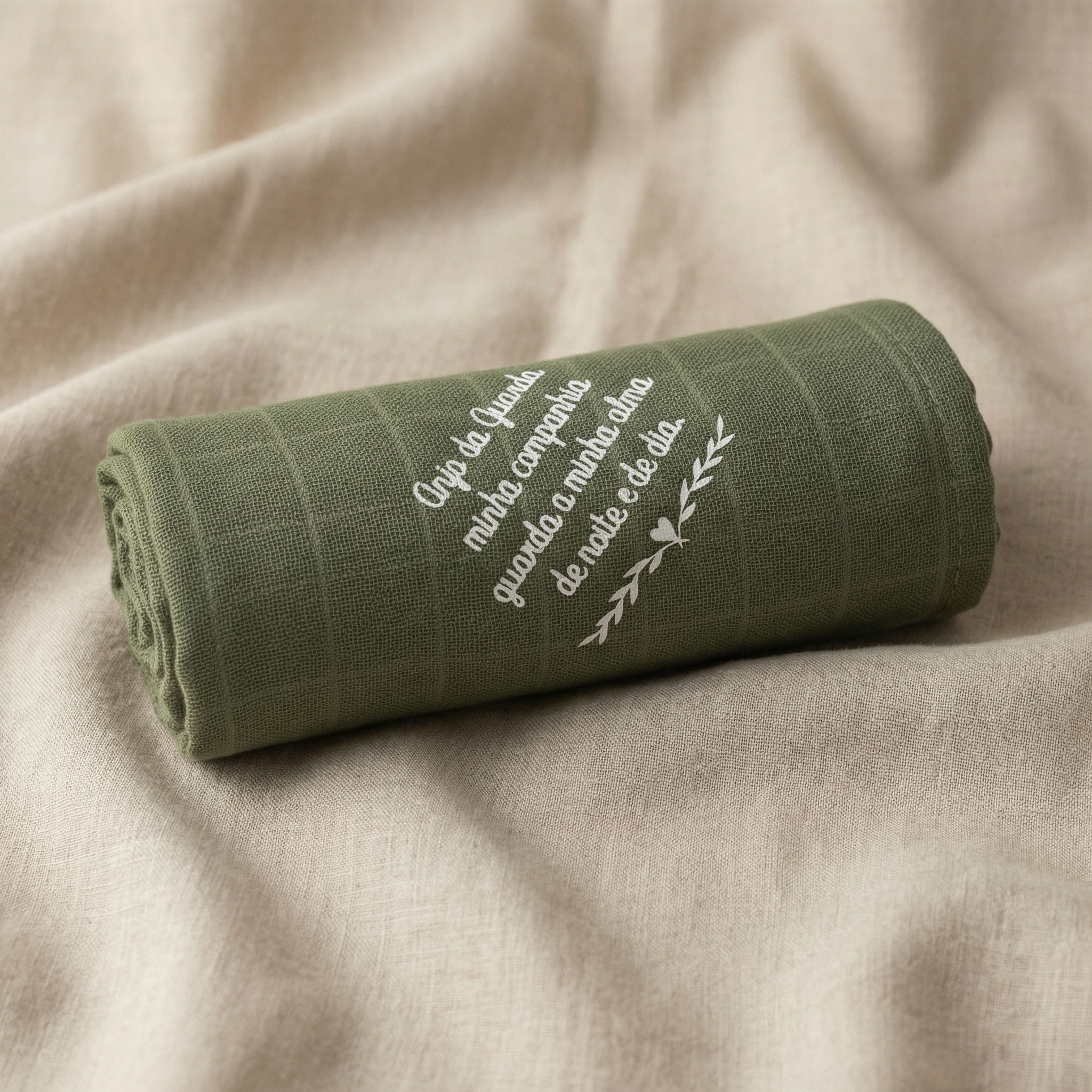 Fralda caqui *anjo da guarda*