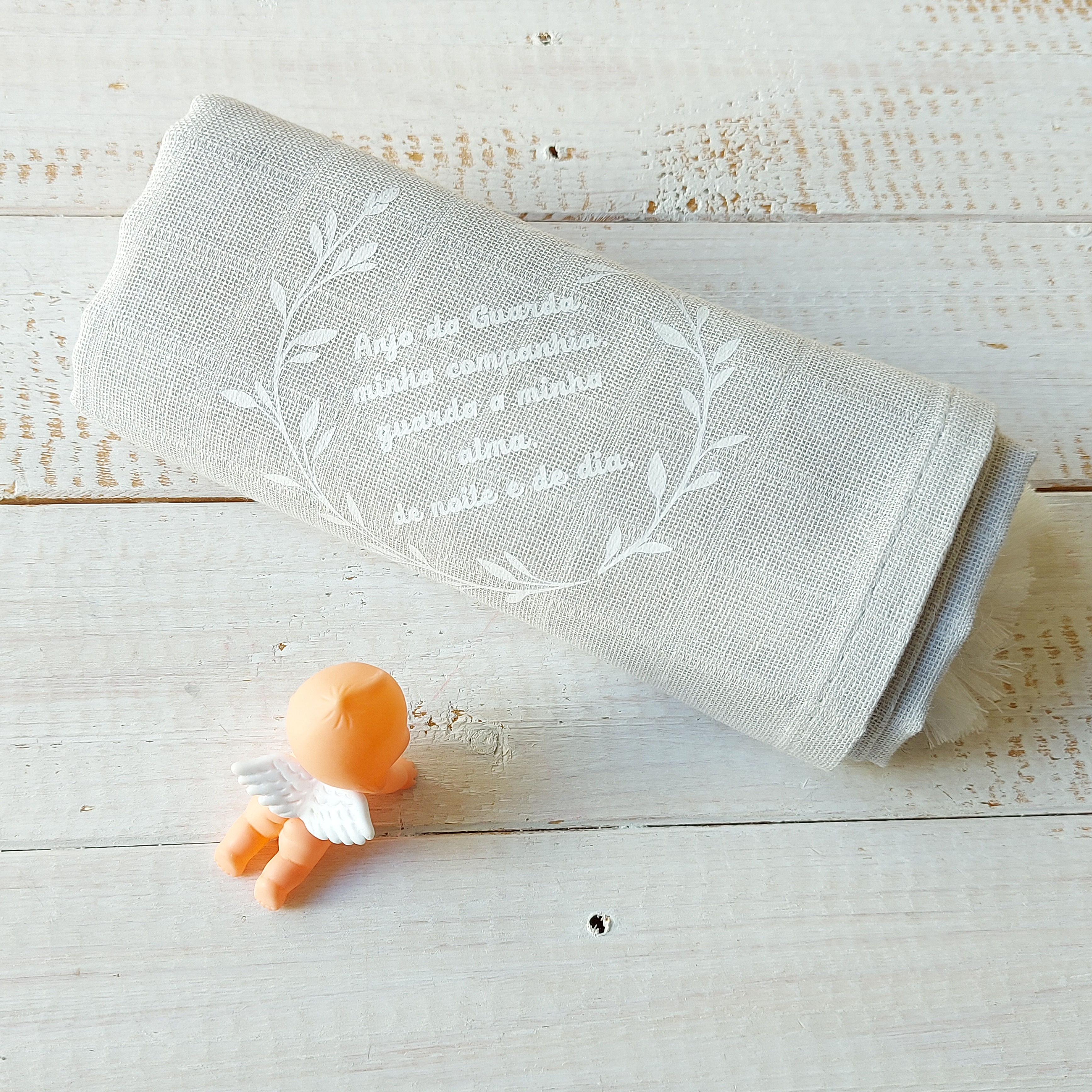 Fralda cinzenta *anjo da guarda*