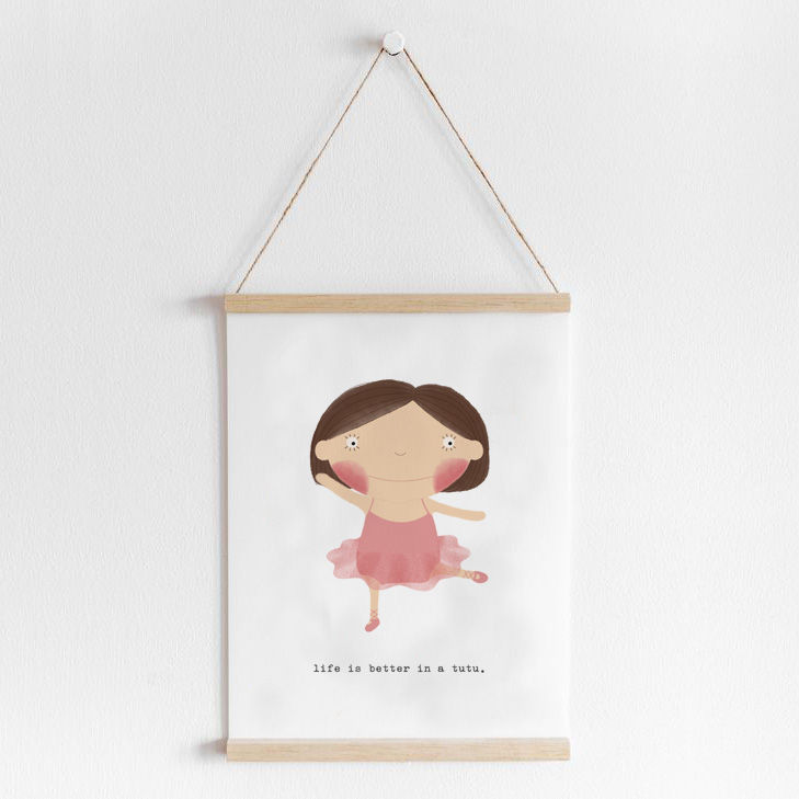 Miniatura: Print *life is better in a tutu.*