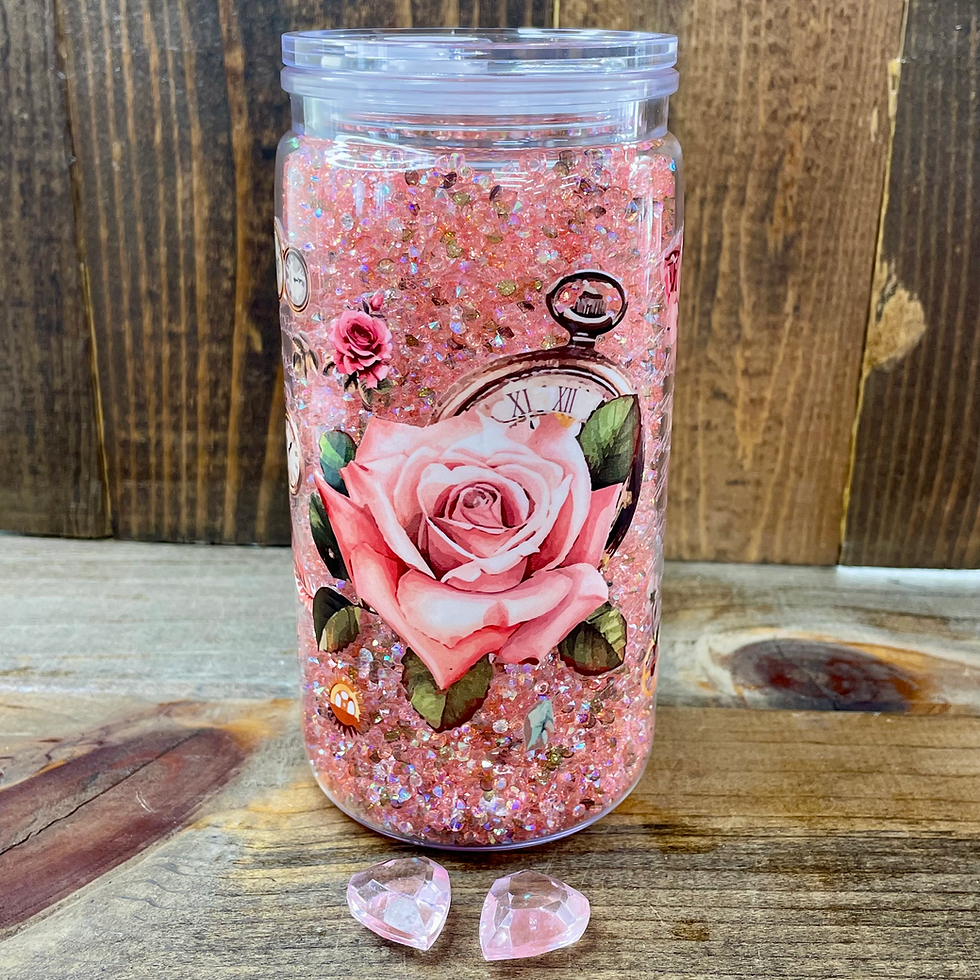 Diamond Snow Globe Tumbler