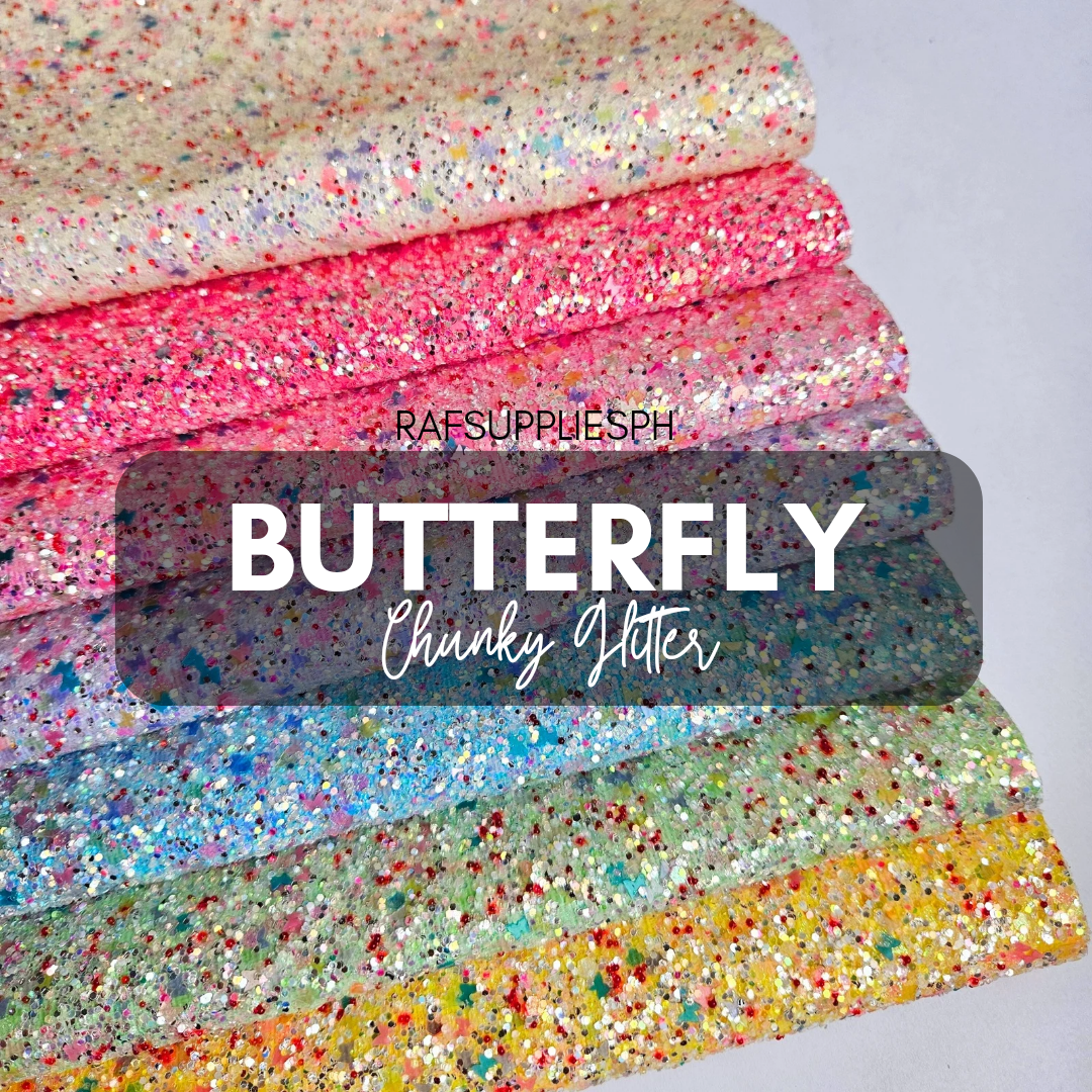 GL045 Butterfly Chunky Glitter