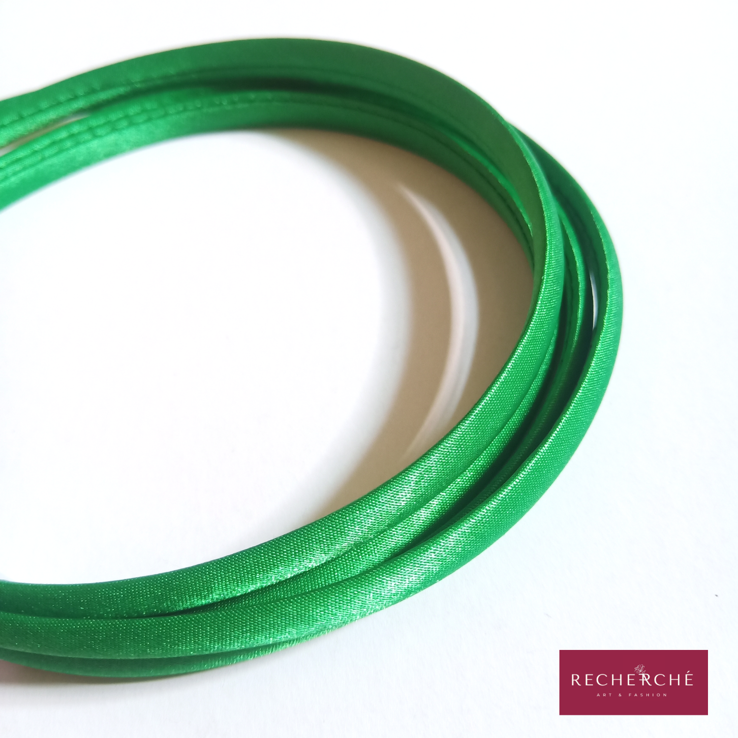 Emerald Green Satin Headband
