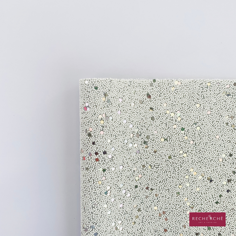 Thumbnail: Single-Colored Caviar Glitter Leather CG2010