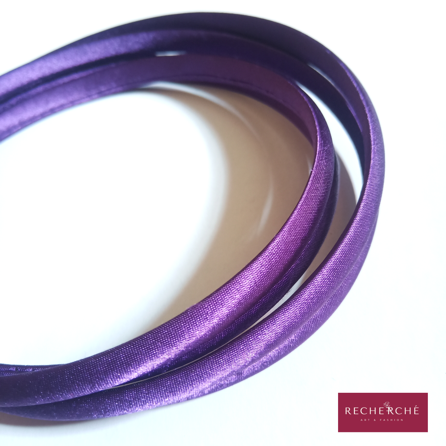 Royal Violet Satin Headband