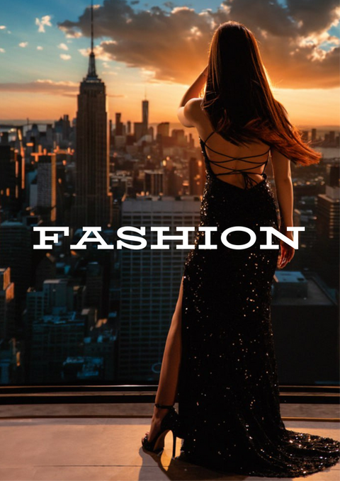 Models posing in various stylish outfits during fashion photoshoots