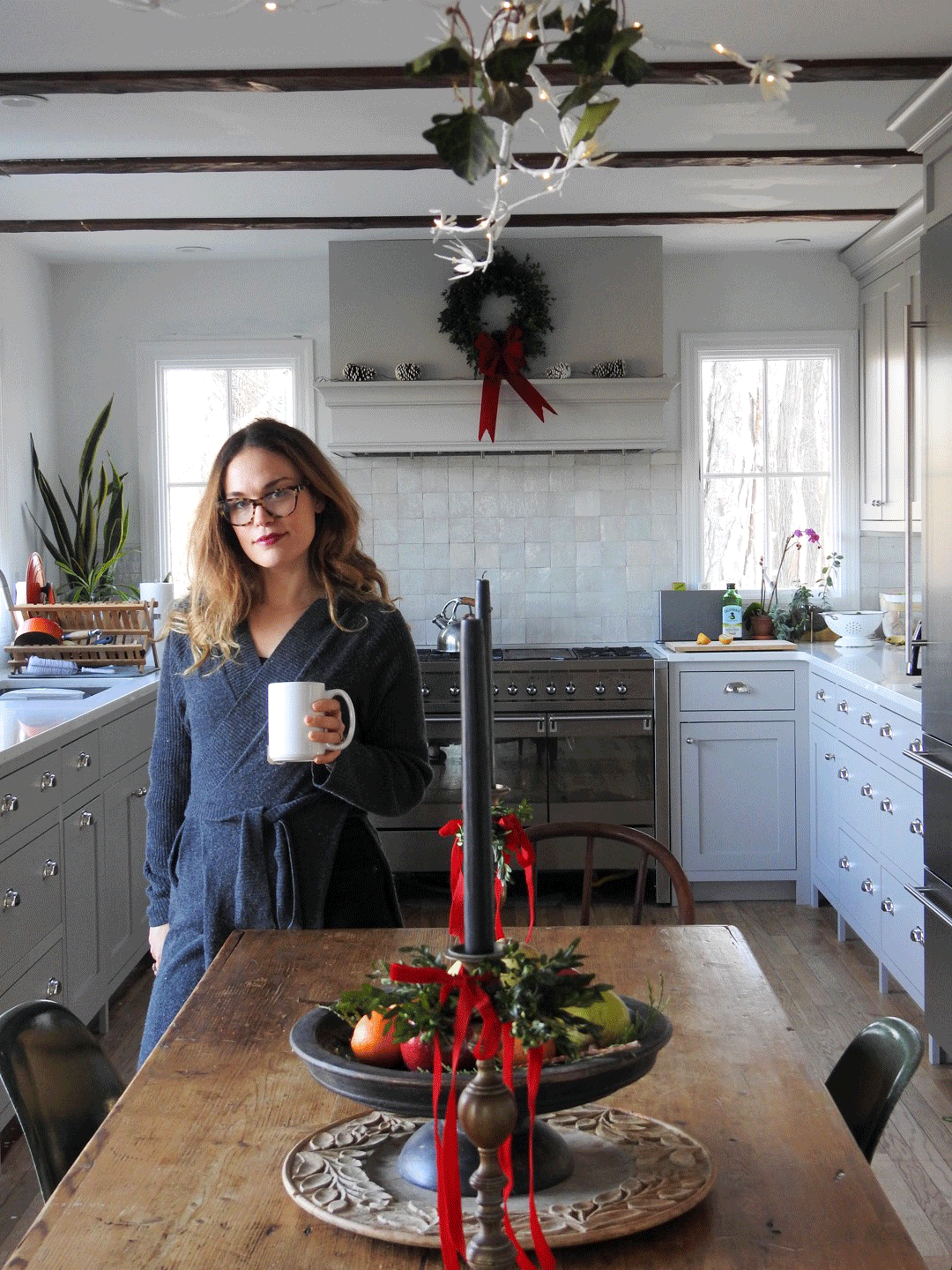 natasha habermann in farm kitchen