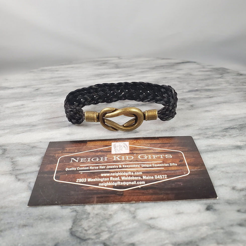 Thumbnail: horse hair bracelet