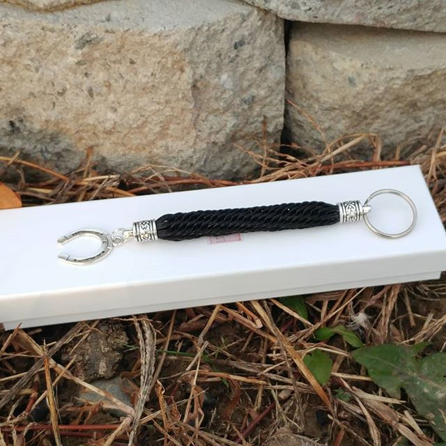 Thumbnail: horse hair keychain