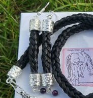 Thumbnail: horse hair earrings