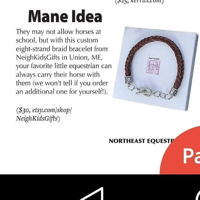 Thumbnail: horse hair bracelet