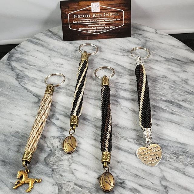 Thumbnail: horse hair keychain