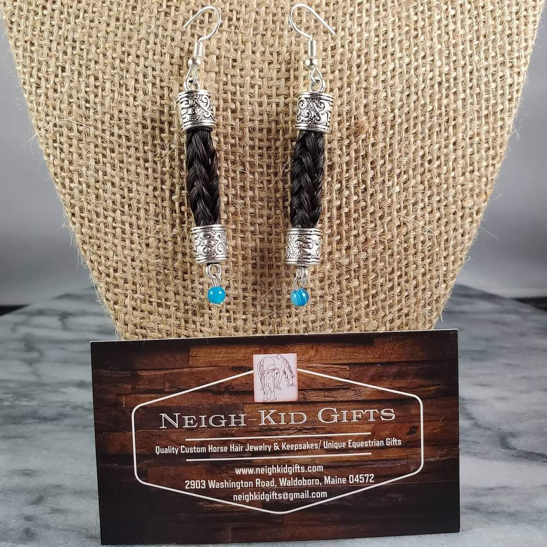 Custom Horse Hair Earrings
