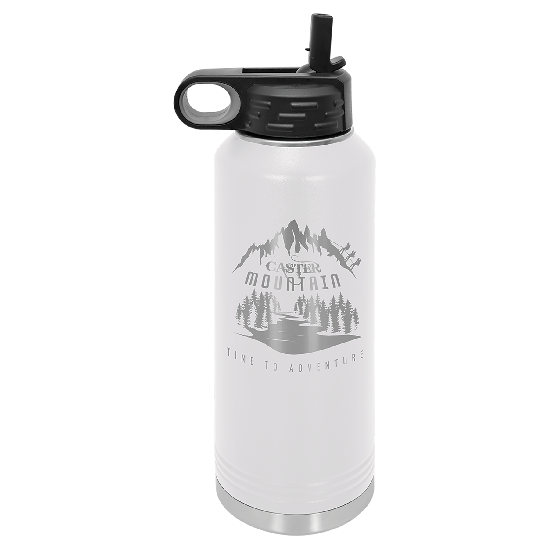 40 oz. White Polar Camel Water Bottle