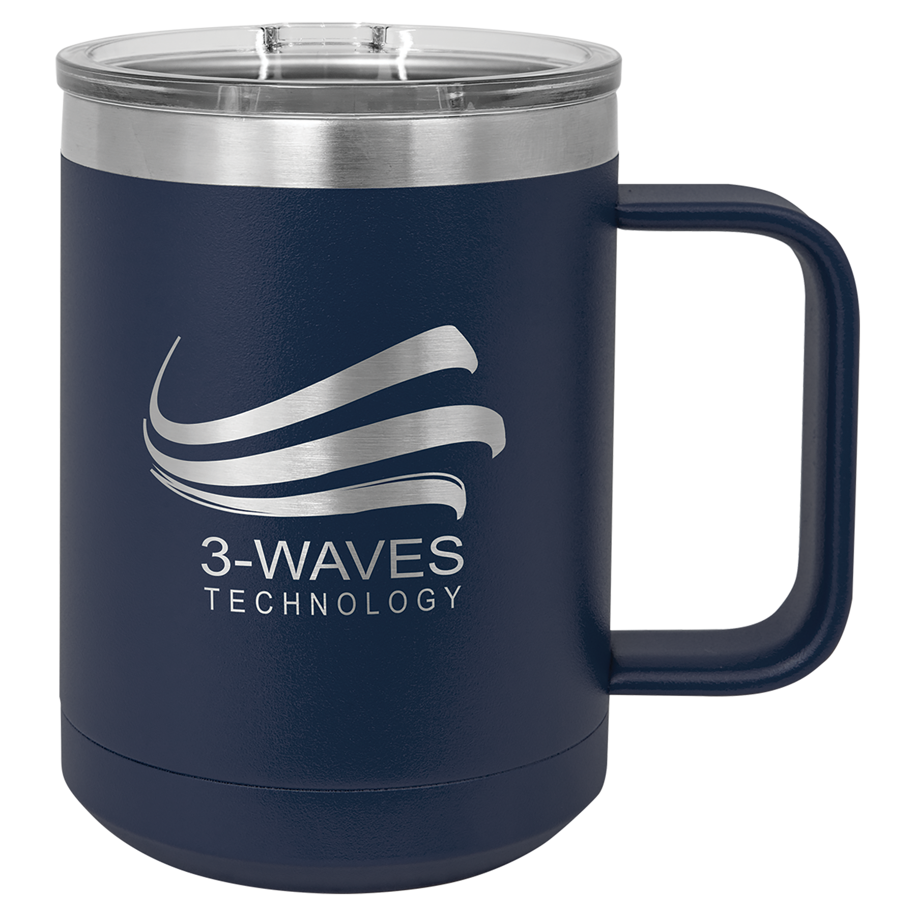 Polar Camel 15 oz. Navy Blue Vacuum Insulated Mug with Slider Lid