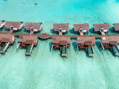 overwater villa with pool maldives