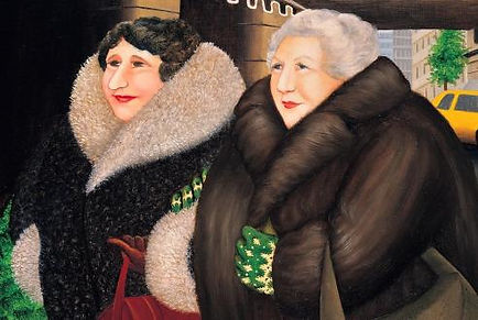 Beryl Cook: Bar and Barbara, 1986