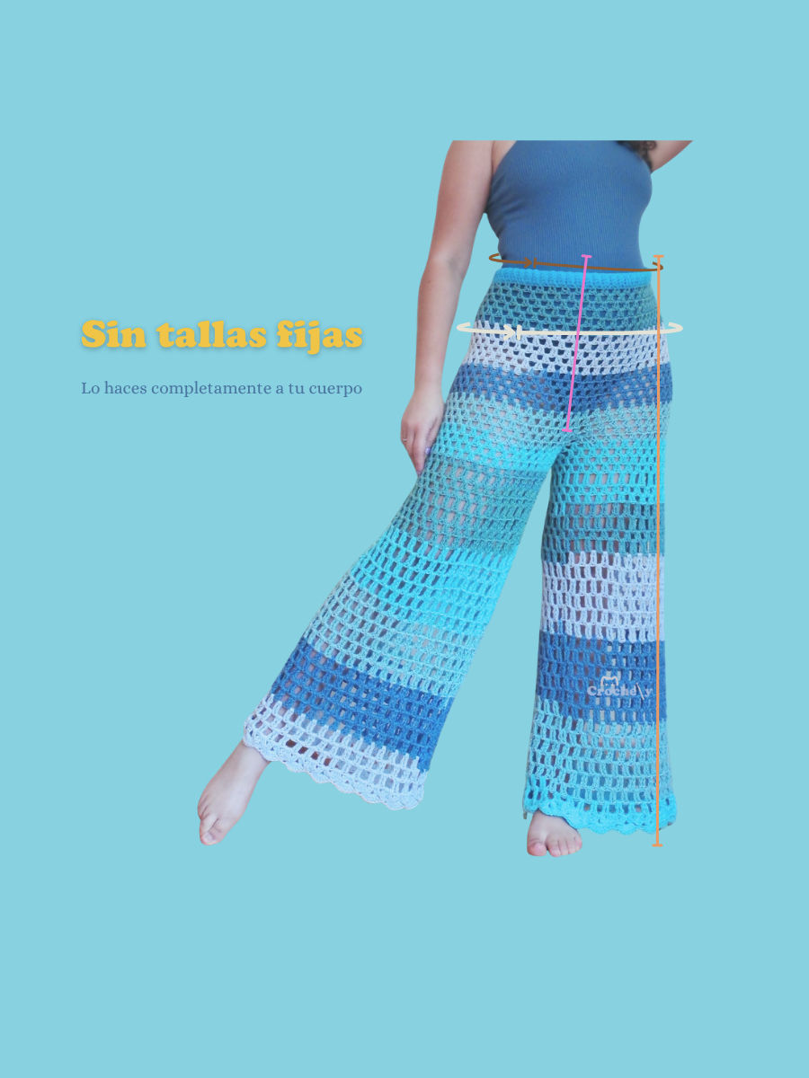 Miniatura: Kai Highwaisted Crochet Pant – Patrón PDF