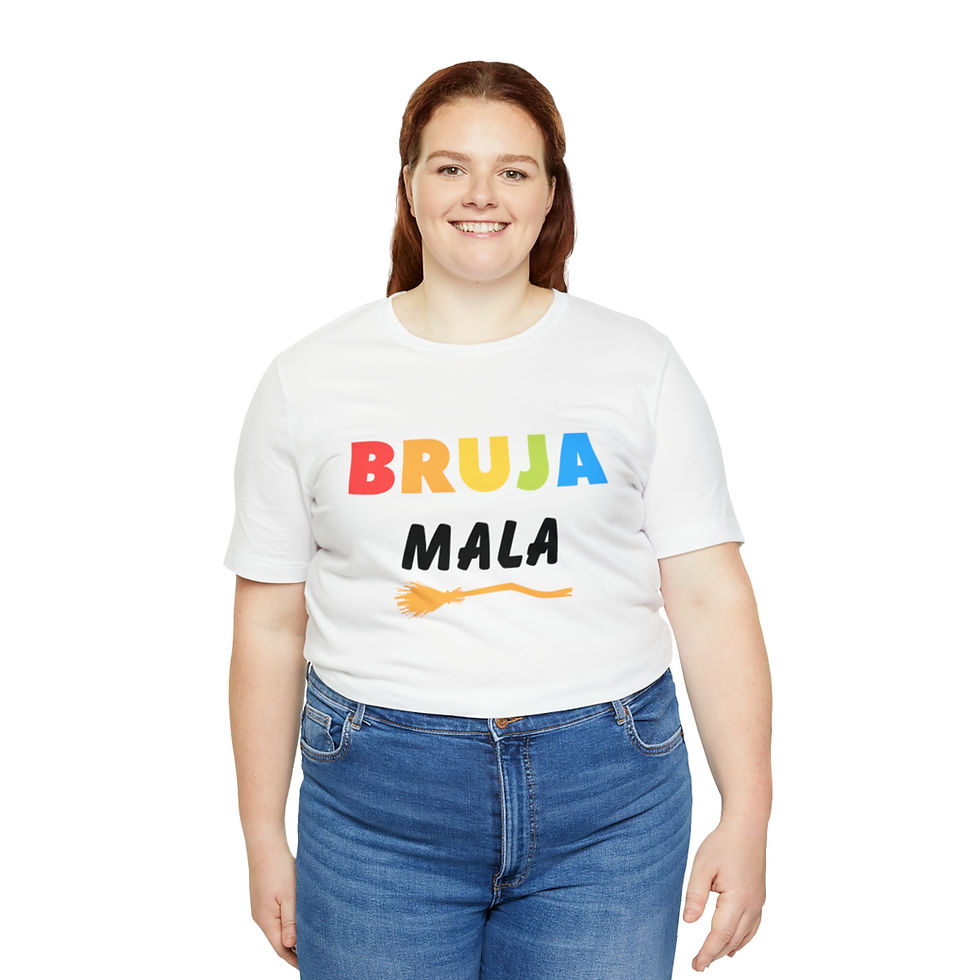 Thumbnail: Bruja Mala (Bad Witch) Colorful T Shirt
