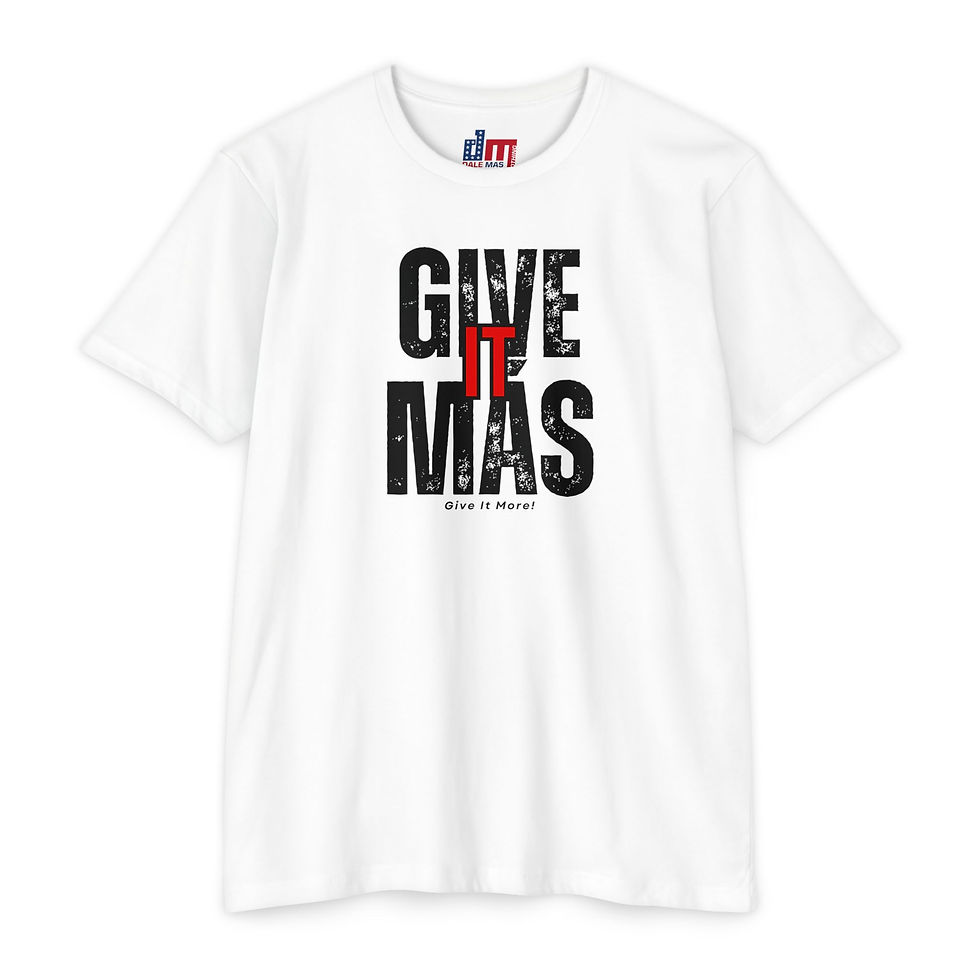 Thumbnail: Give It Más / Give It More T-Shirt — Inspirational Bilingual Tee