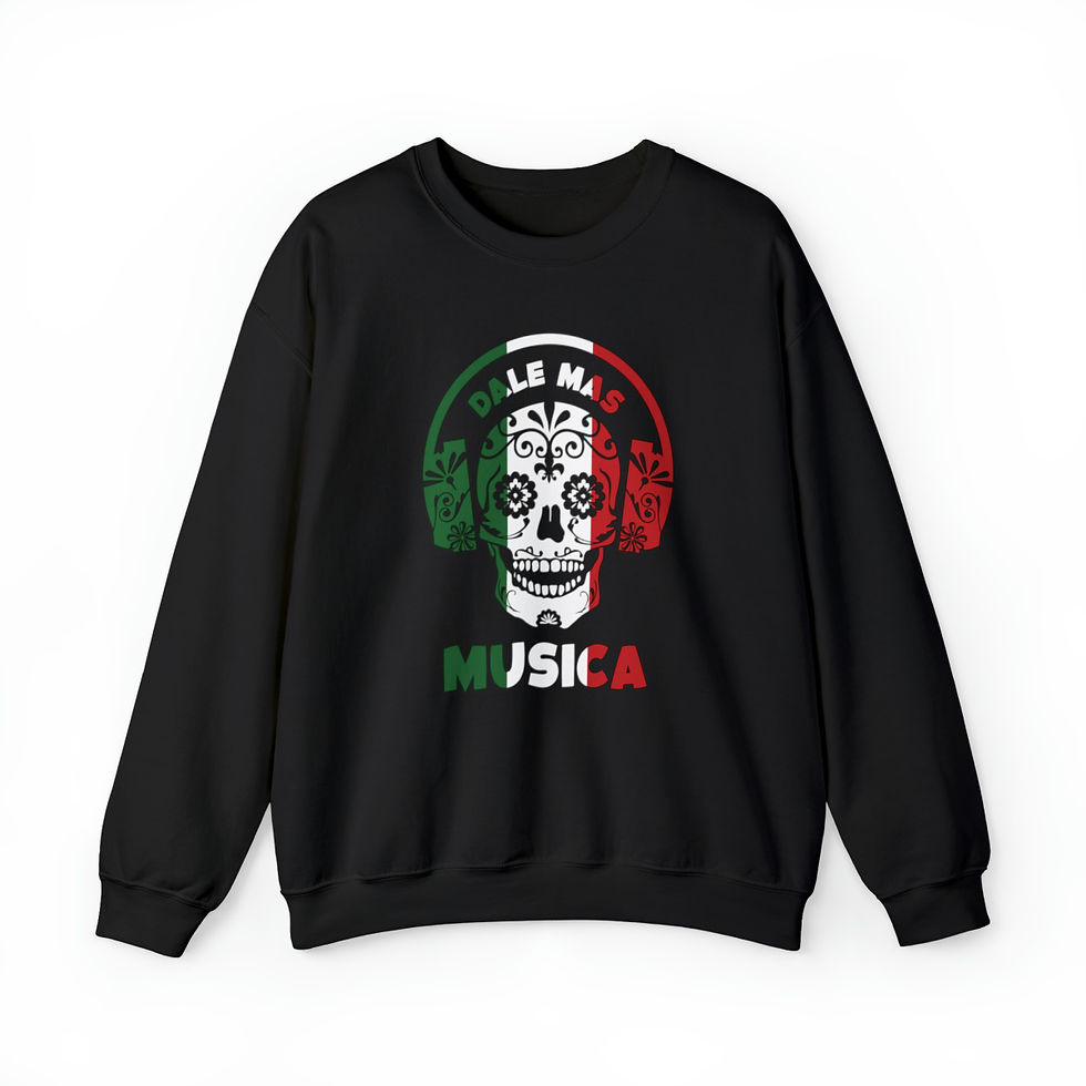Thumbnail: DALE MAS MUSIC MEXI COLOR SKULL SWEATSHIRT