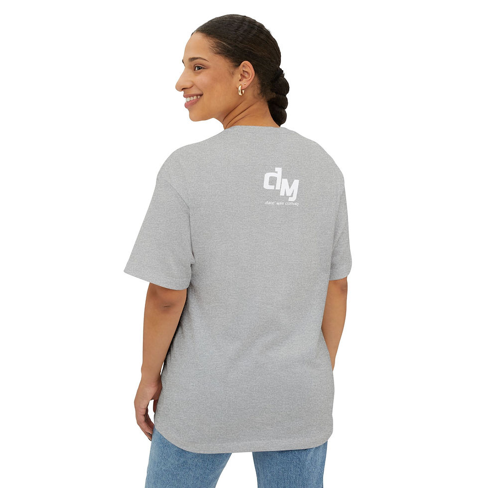 Thumbnail: Native by Nature Comfortable Casual Wear. Unisex Oversized Boxy Tee - 