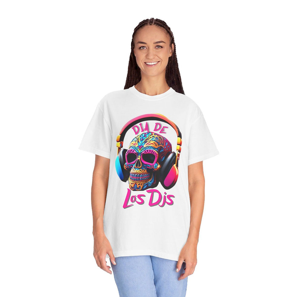 Thumbnail: Dia De Los Djs T-Shirt 