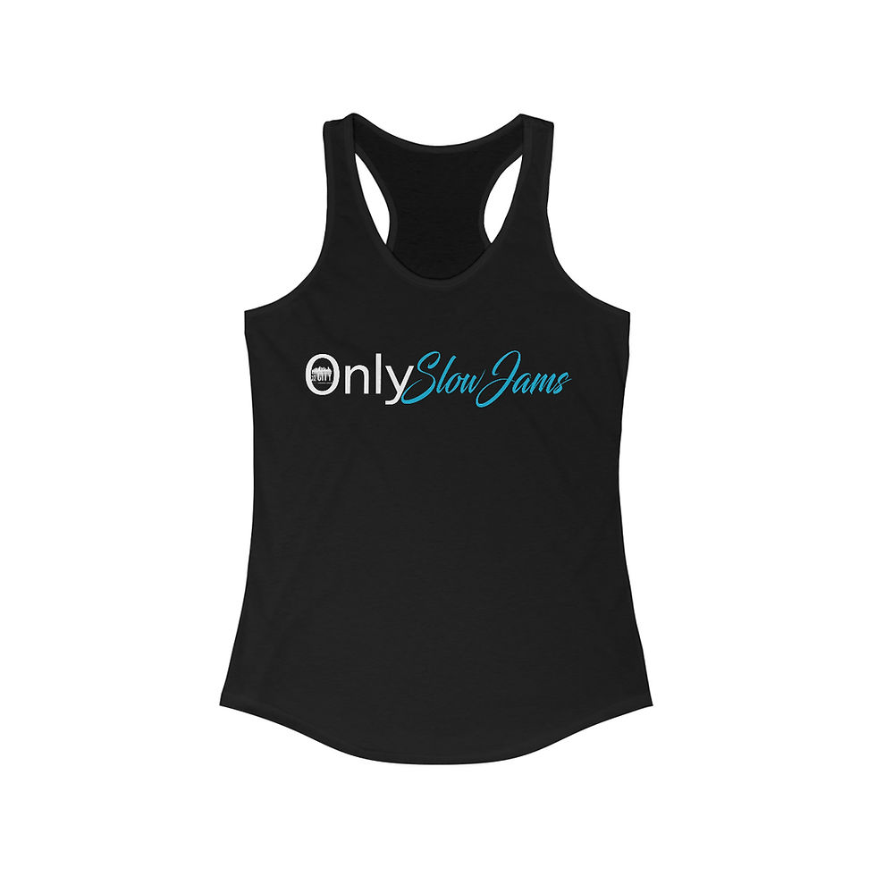 Thumbnail: R&B City's Only Slow Jams Racerback Tank