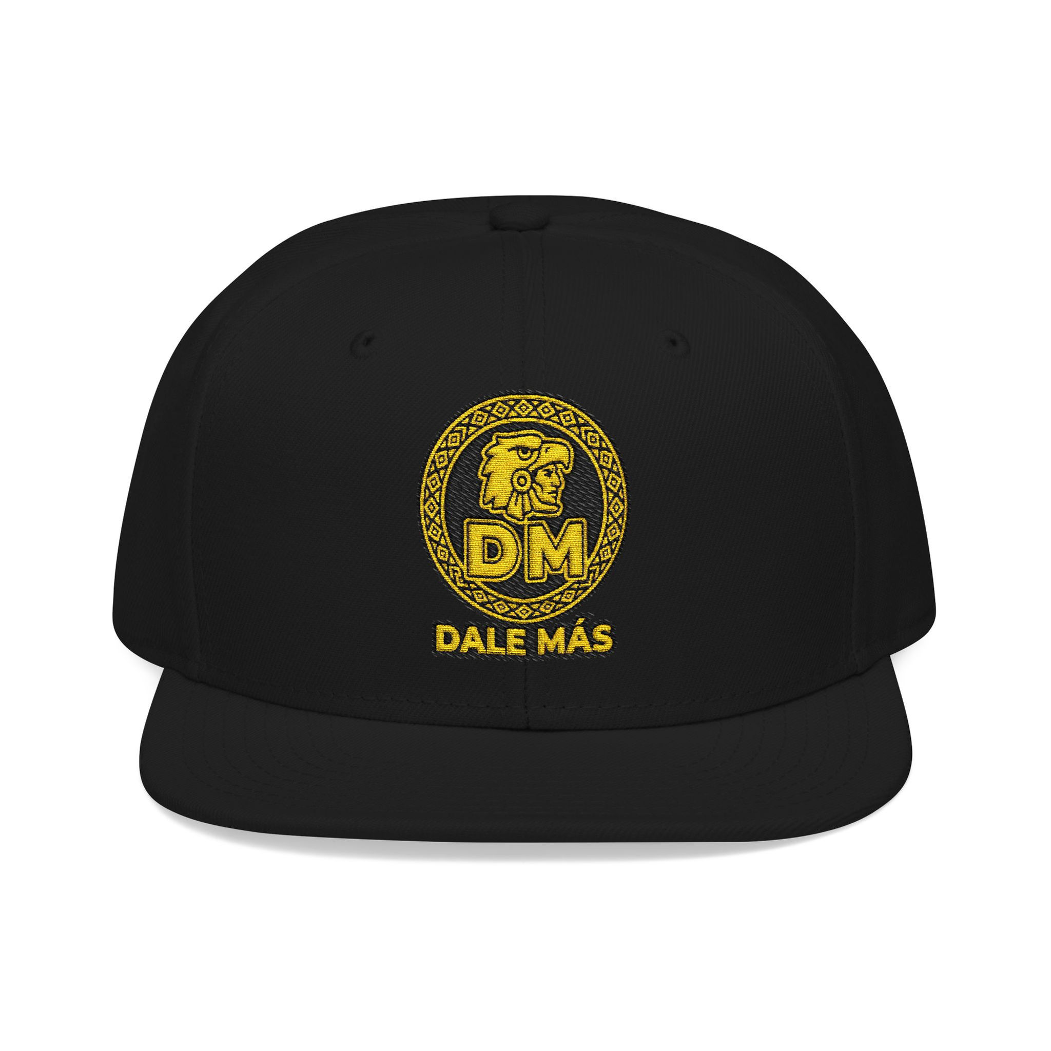 Dale Más Aztec Eagle Warrior Embroidered Gold Snapback