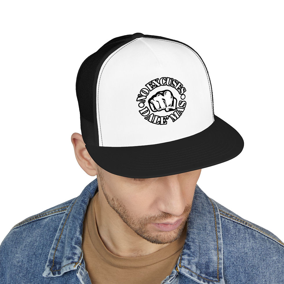 Thumbnail: No Excuses/Dale' Mas Trucker Cap