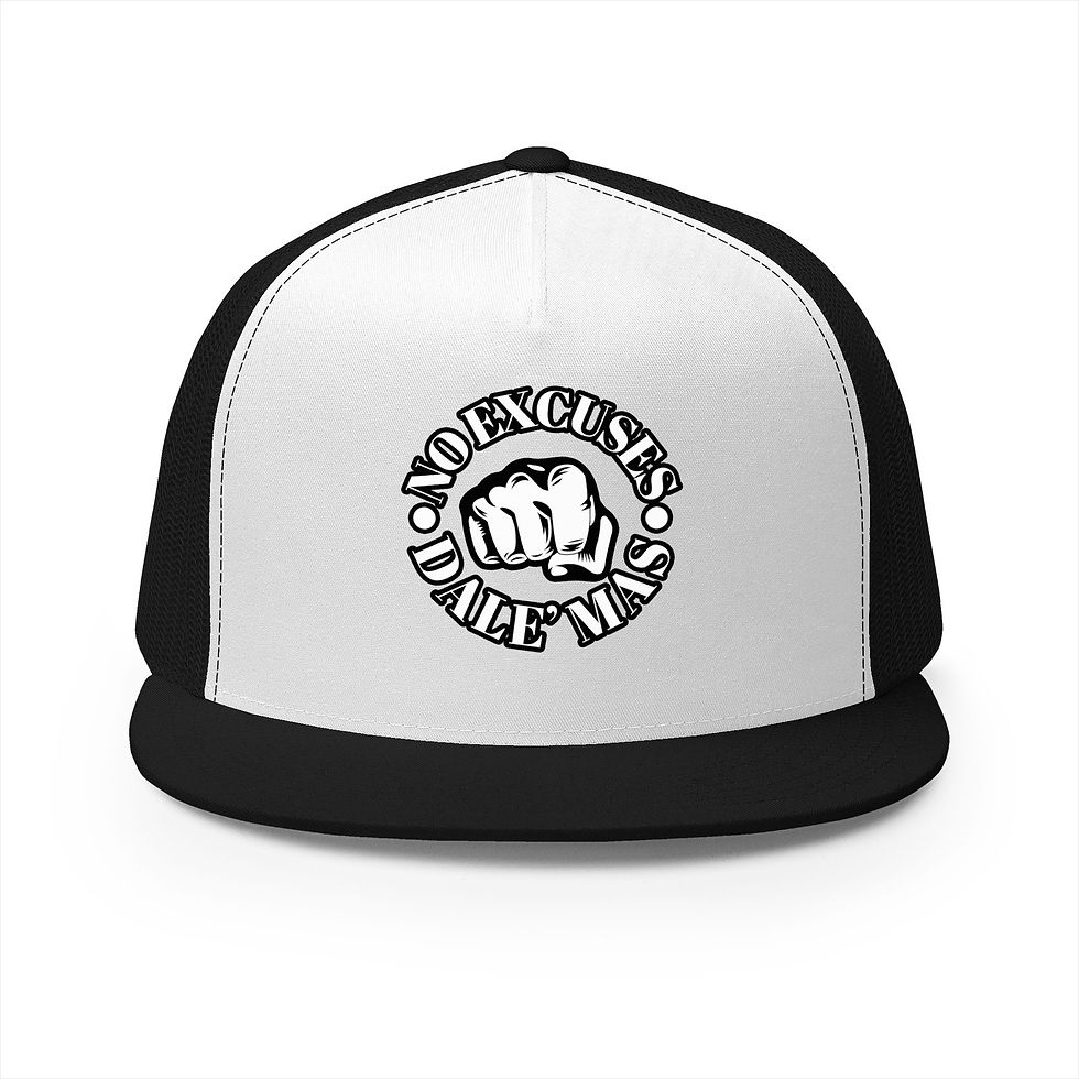 Thumbnail: No Excuses/Dale' Mas Trucker Cap
