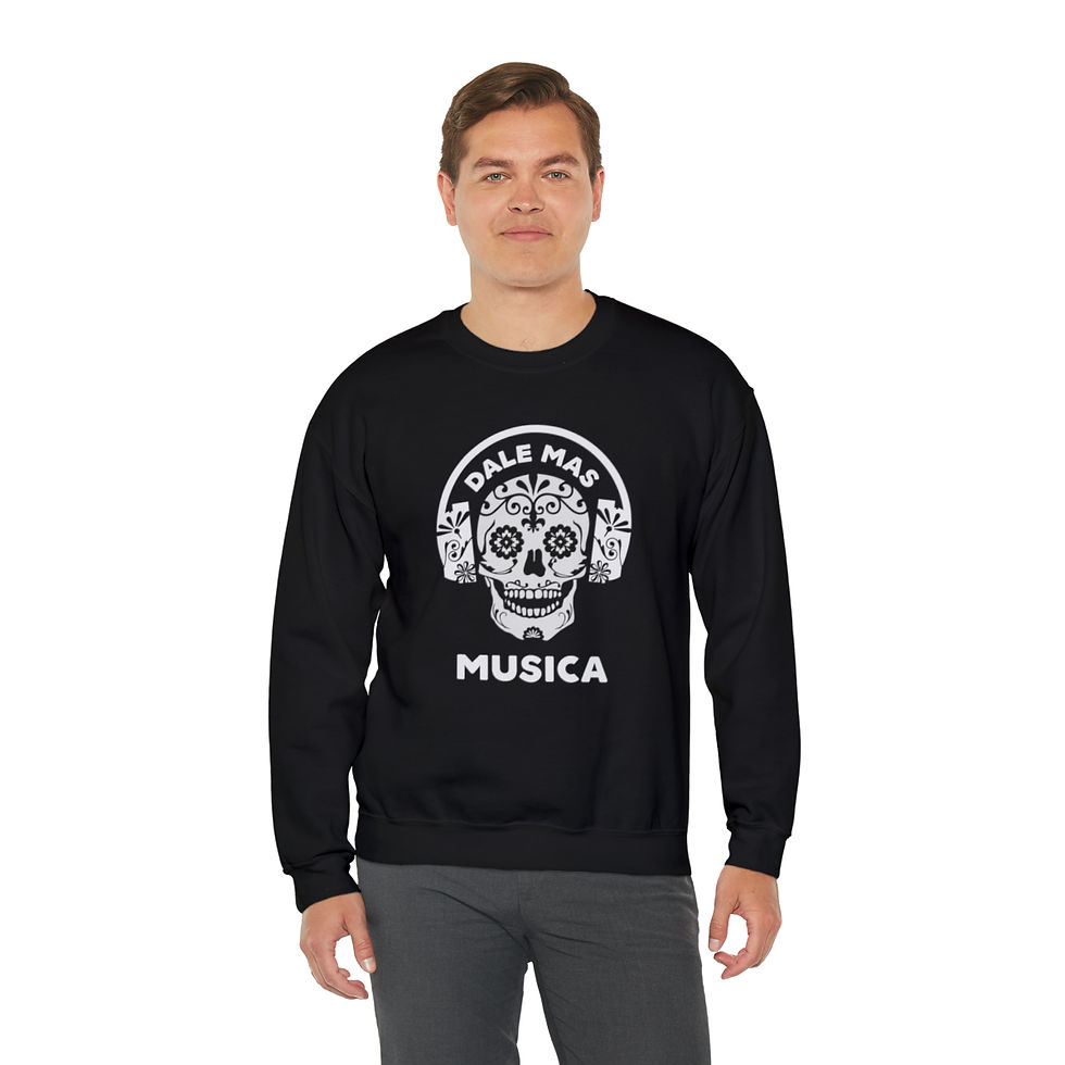 Thumbnail: DALE MAS MUSIC SKULL SWEATSHIRT
