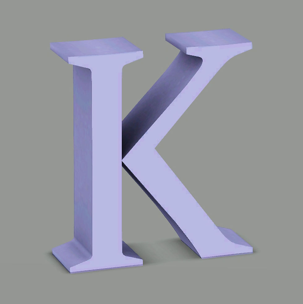 Thumbnail: Baby Bum Letter K Decor