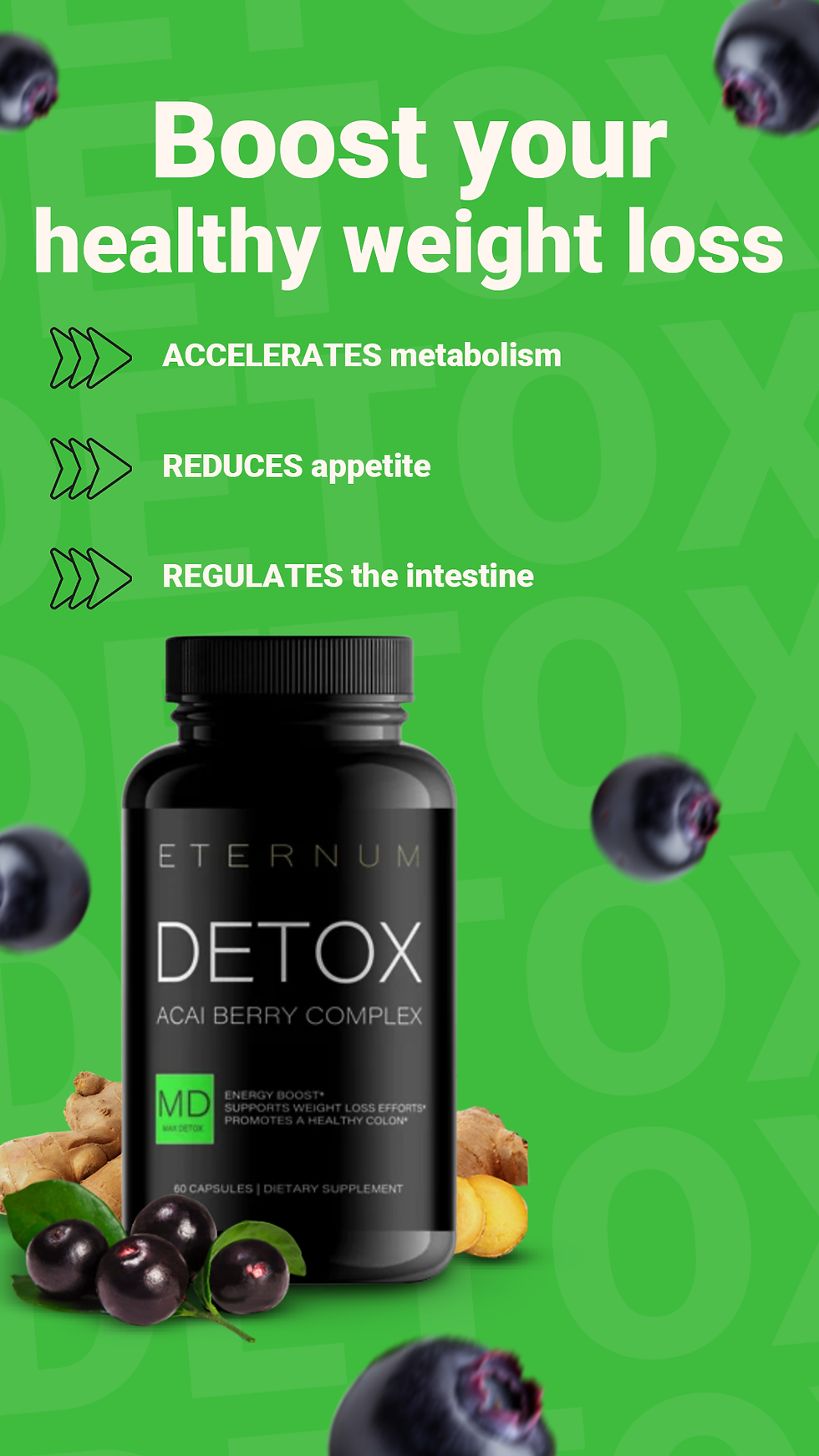 Healthy All-Natural Detox Supplement