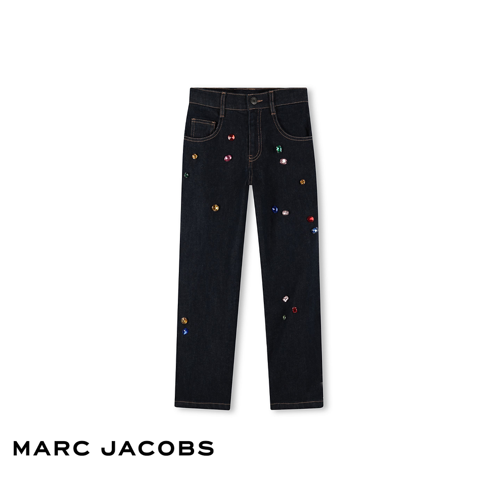 Thumbnail: W60595/Z10 MARC JACOBS KIDS GIRLS DENIM TROUSERS
