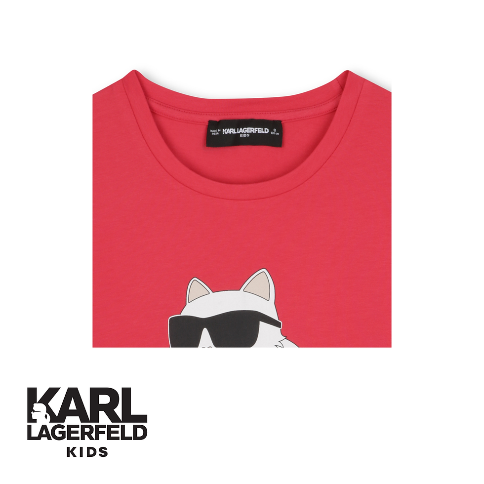 Thumbnail: Z330942/98A KARL LAGERFELD KIDS GIRLS SHORT SLEEVE T-SHIRT