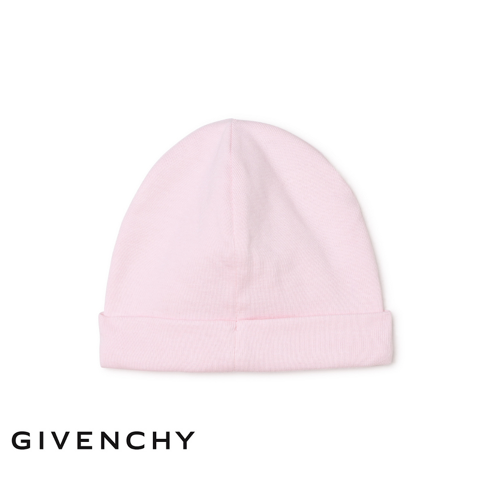 Thumbnail: H98181/44Z GIVENCHY BABY UNISEX SLIPPERS+BIB+HAT