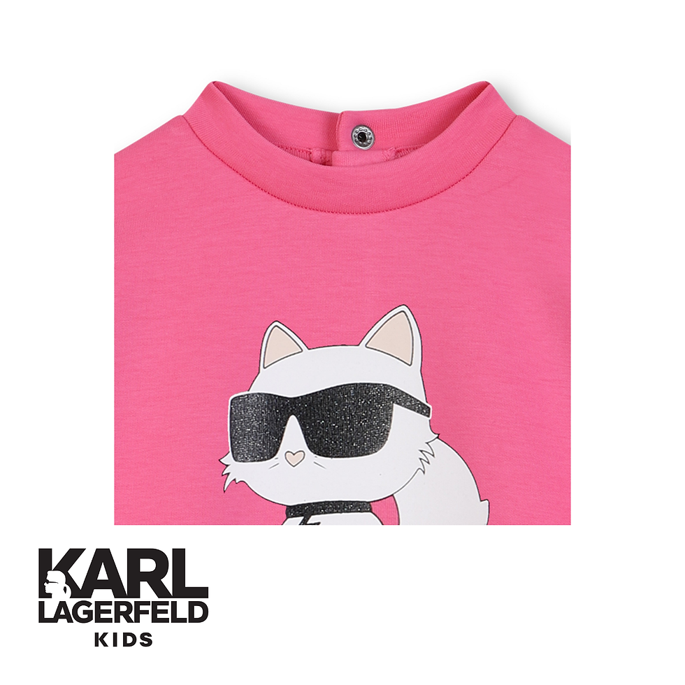 Thumbnail: Z30657/48V KARL LAGERFELD KIDS BABY GIRL DRESS
