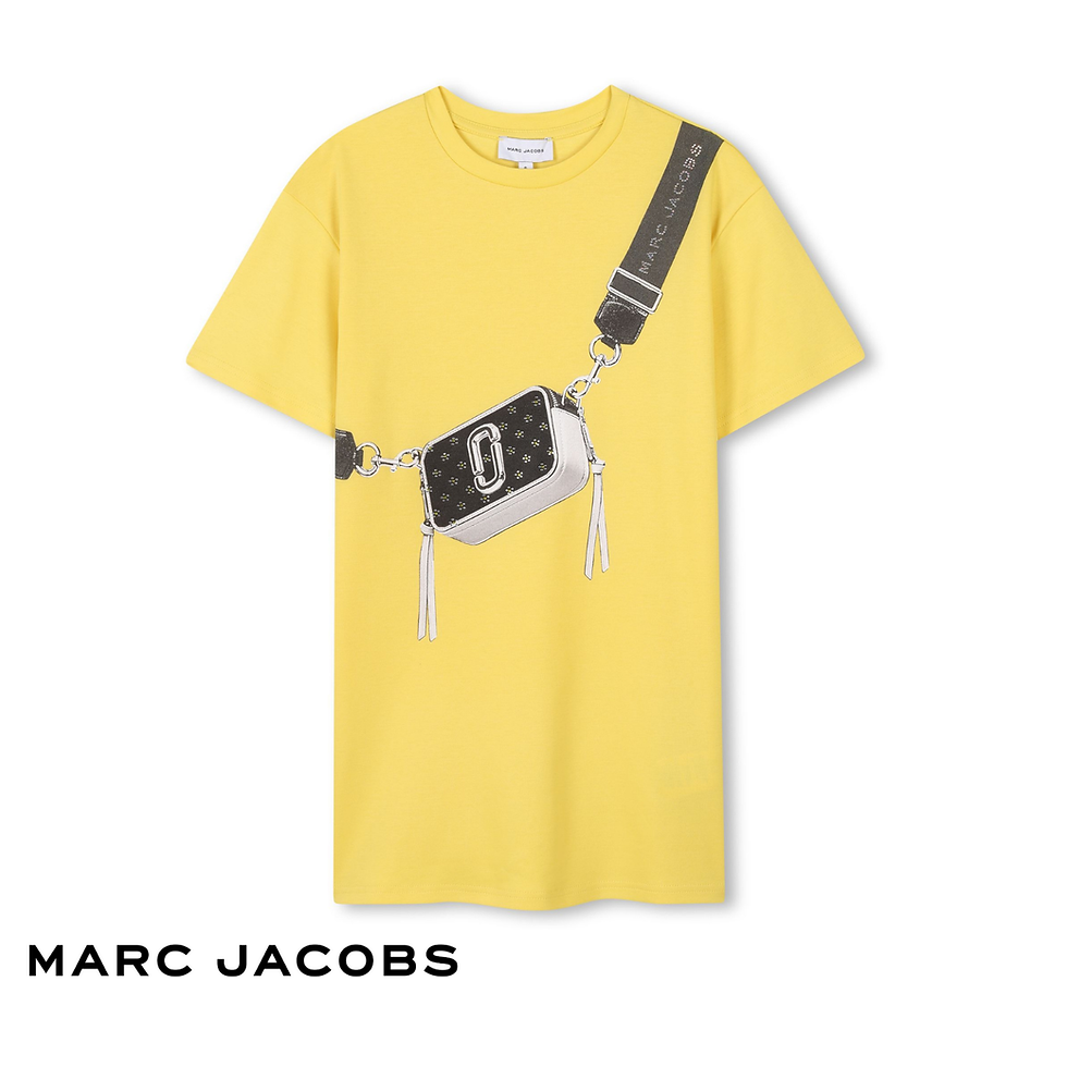 W60485/526 MARC JACOBS KIDS GIRLS SHORT SLEEVED DRESS