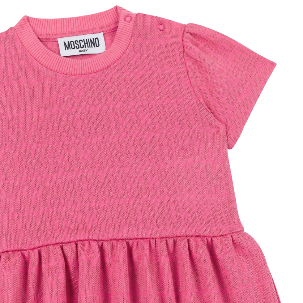 Thumbnail: MAV0AD/86197 MOSCHINO BABY GIRLS DRESS