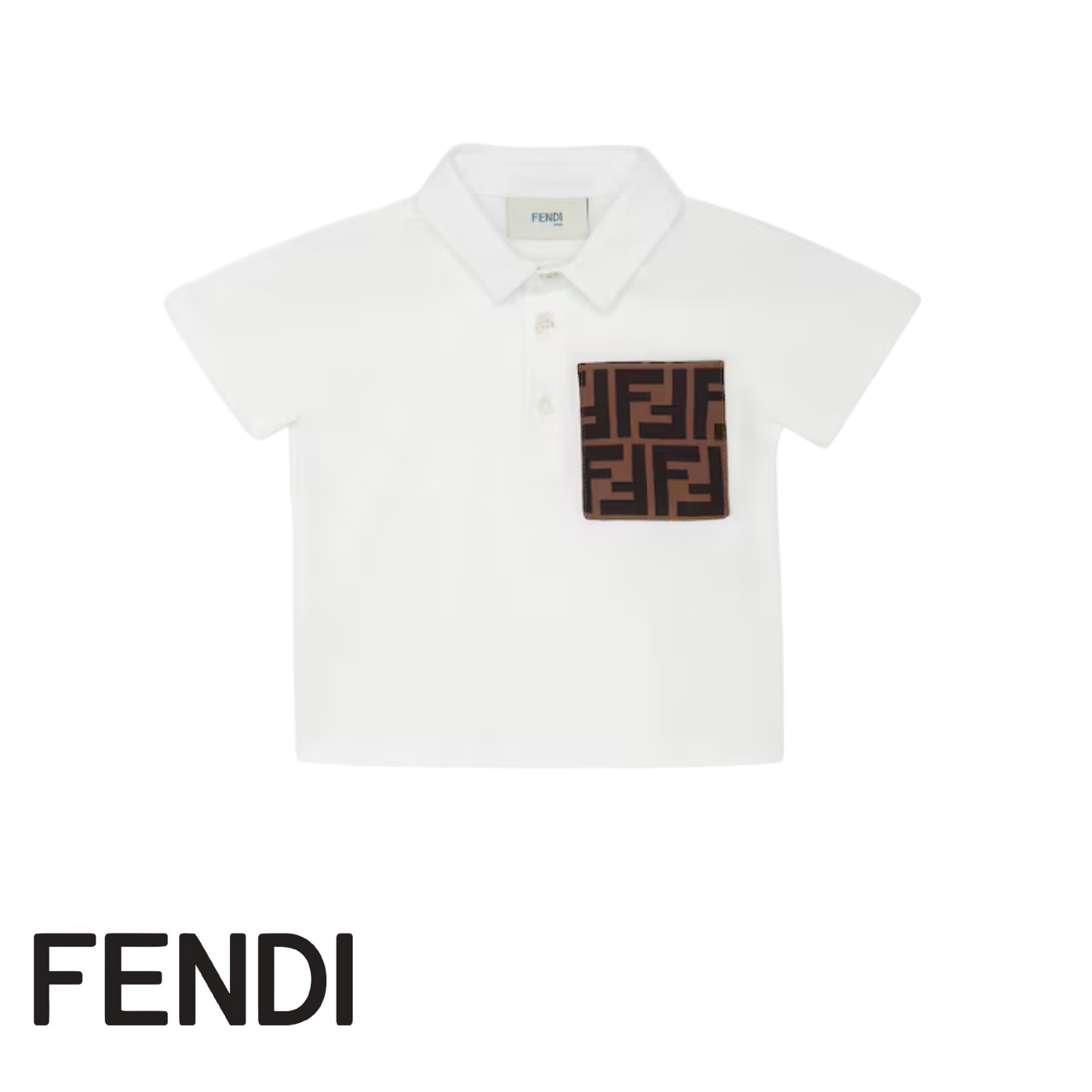 BMI259/F0TU9 FENDI BABY BOY POLO SHIRT