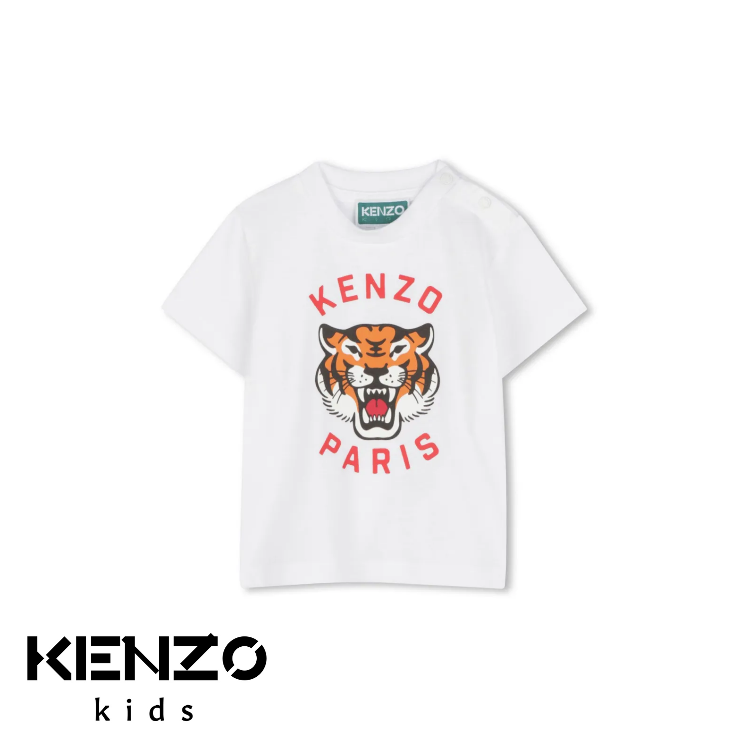 K60977/10P KENZO BABY BOYS SHORT SLEEVES TEE-SHIRT
