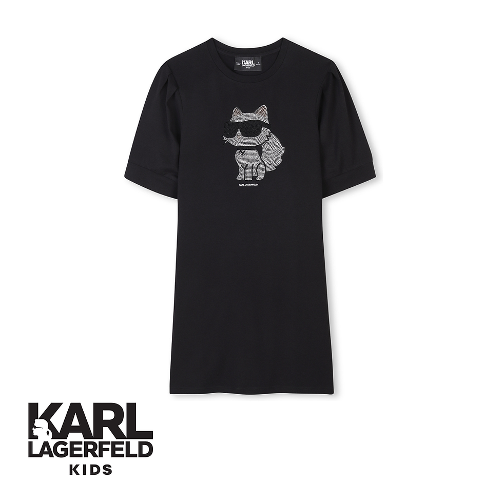 Z30458/09B KARL LAGERFELD KIDS GIRLS FANCY DRESS